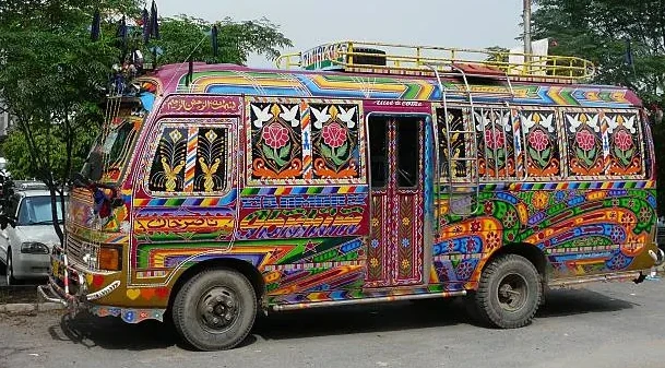Decorated Bus